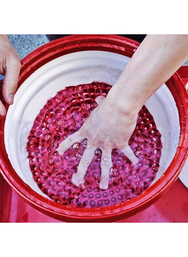 LAMAY Cyclone Dirt Trap Car Wash Bucket Insert Car Wash Filter Removes Dirt and Debris While You Wash (Red) 12" Diameter Great For Washing Cars (Color : Red) - Image 4